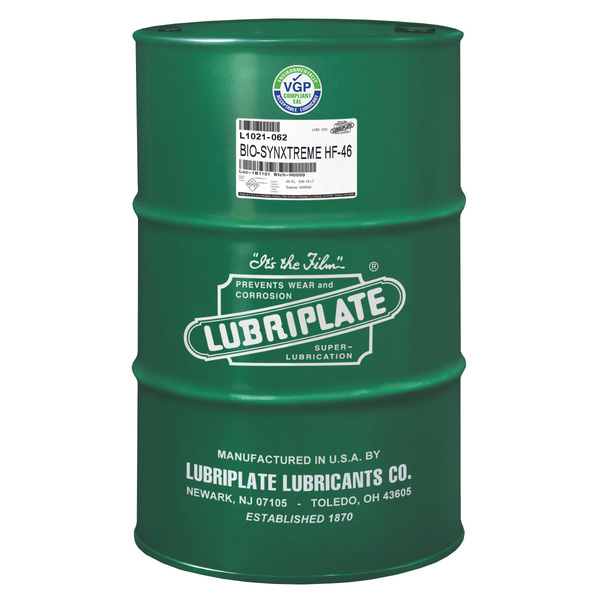 Lubriplate Drum, Hydraulic Oil, 46 ISO Viscosity, 20 SAE L1021-062